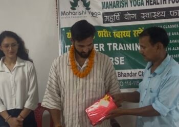 मुज़फ्फरपुर में महर्षि योगा स्वास्थ्य फाउंडेशन का योग शिविर आयोजित, प्रशिक्षण व रोजगार के अवसरों की दी जानकारी